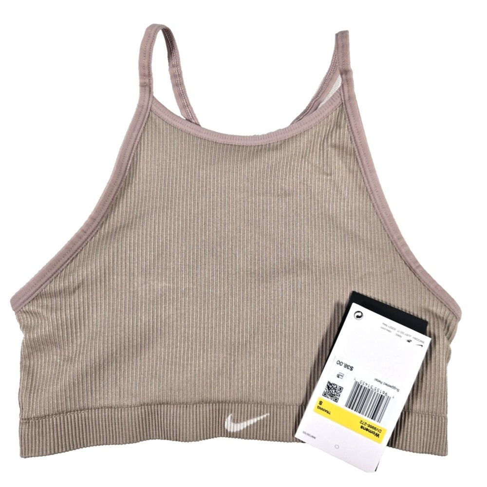 Women's Nike Indy Ribbed Light-Support Non-Padded Sports Bra Small New